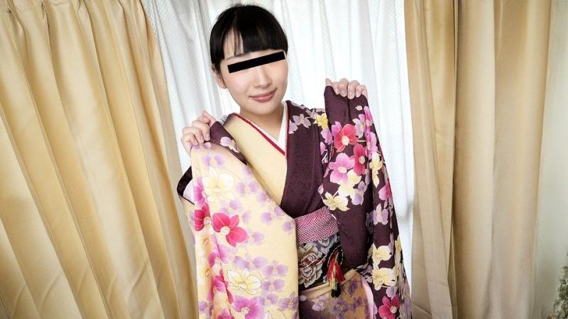 イキまくり振袖軟巨乳娘 神楽麻衣